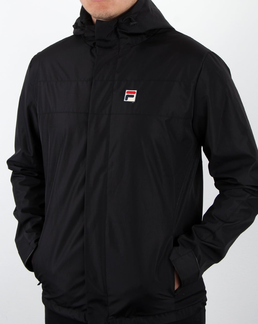 Fila Vintage Cardova Jacke Schwarz