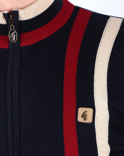 Gabicci Vintage Forum Strick-Reißverschluss, Marineblau