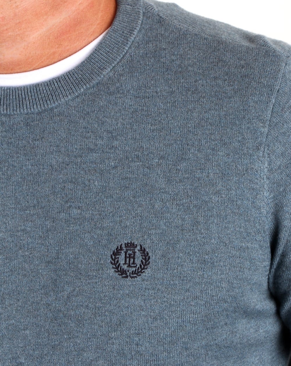 Henri Lloyd Morgan Rundhalsstrick Blau