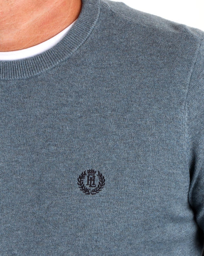 Henri Lloyd Morgan Rundhalsstrick Blau