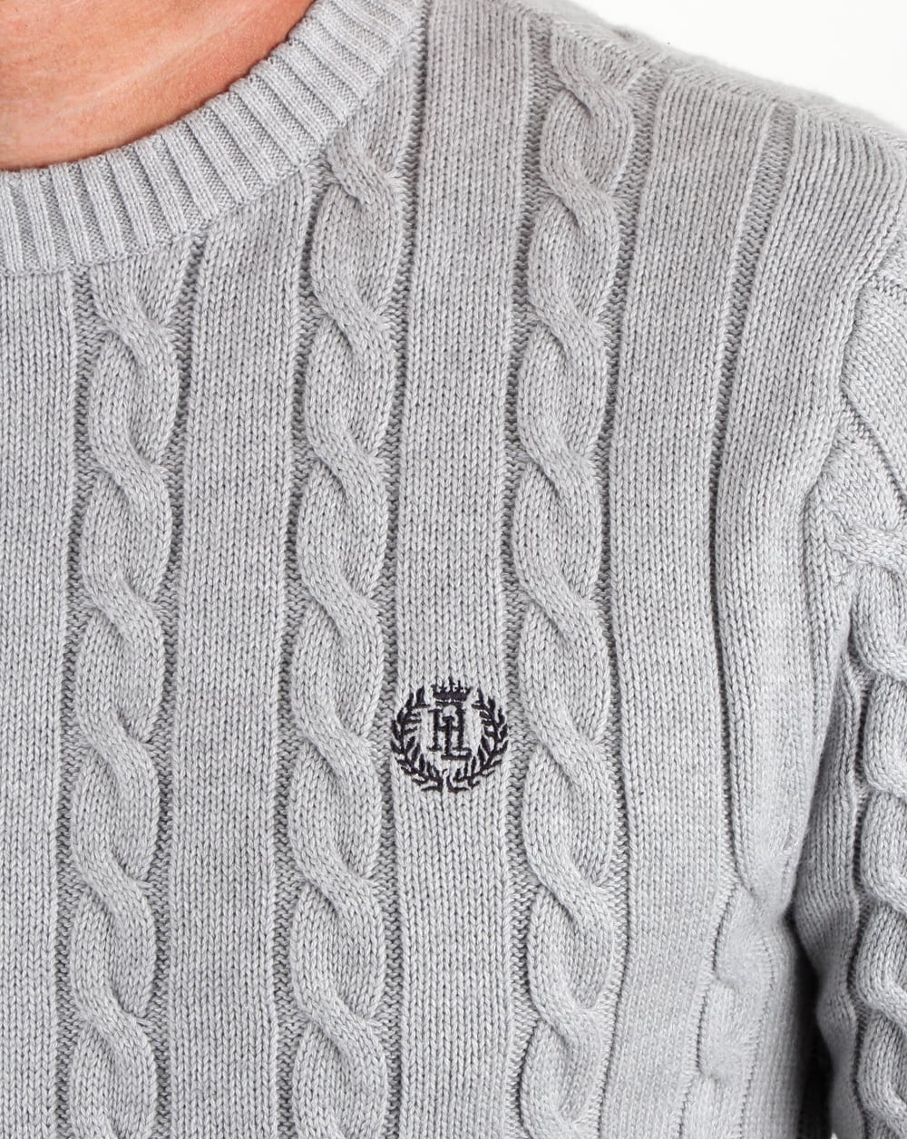 Henri Lloyd Kramer Rundhals-Strickjacke, Graphitmeliert