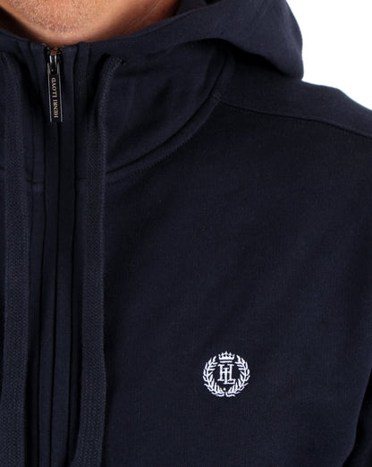 Henri Lloyd – Bredgar – Sweatshirt mit durchgehendem Reißverschluss, Marineblau