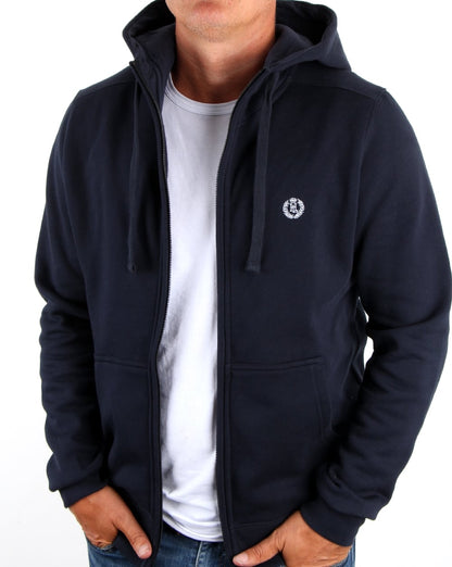 Henri Lloyd – Bredgar – Sweatshirt mit durchgehendem Reißverschluss, Marineblau