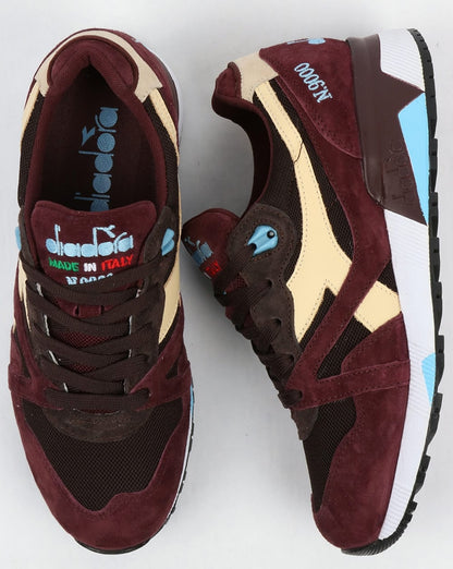 Diadora N9000 Italia Trainer Burgund/Schokolade