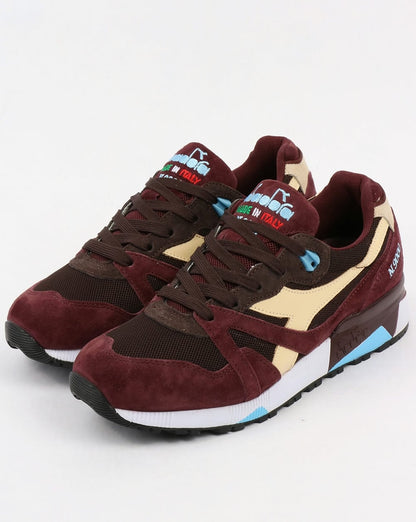 Diadora N9000 Italia Trainer Burgund/Schokolade