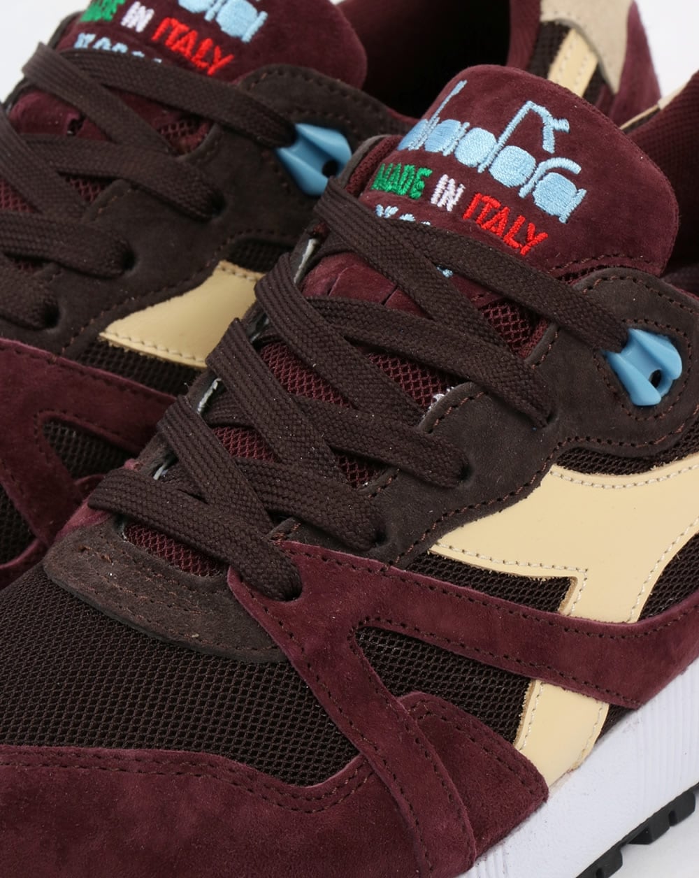 Diadora N9000 Italia Trainer Burgund/Schokolade