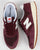 New Balance 420 Re-Engineered Suede Trainers Burgundy/White