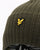 Lyle And Scott Knitted Rib Beanie Olive