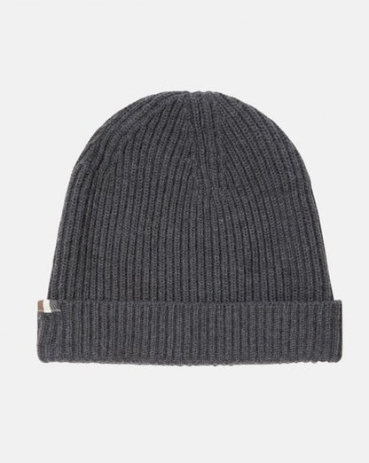Aquascutum Rogue Beanie-Mütze Anthrazit Melange