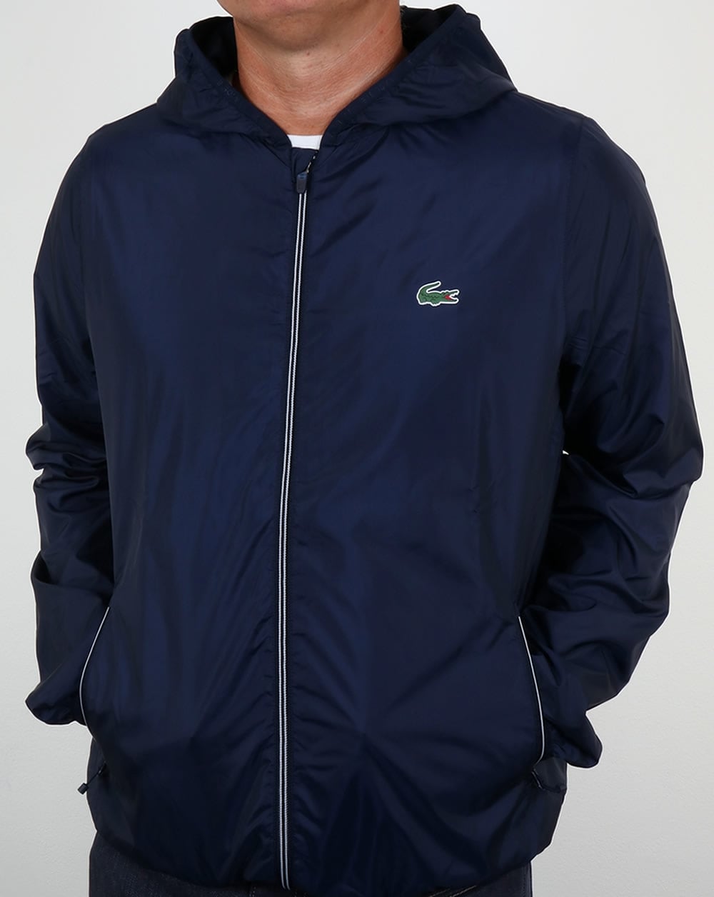 Lacoste Hooded Jacket Navy