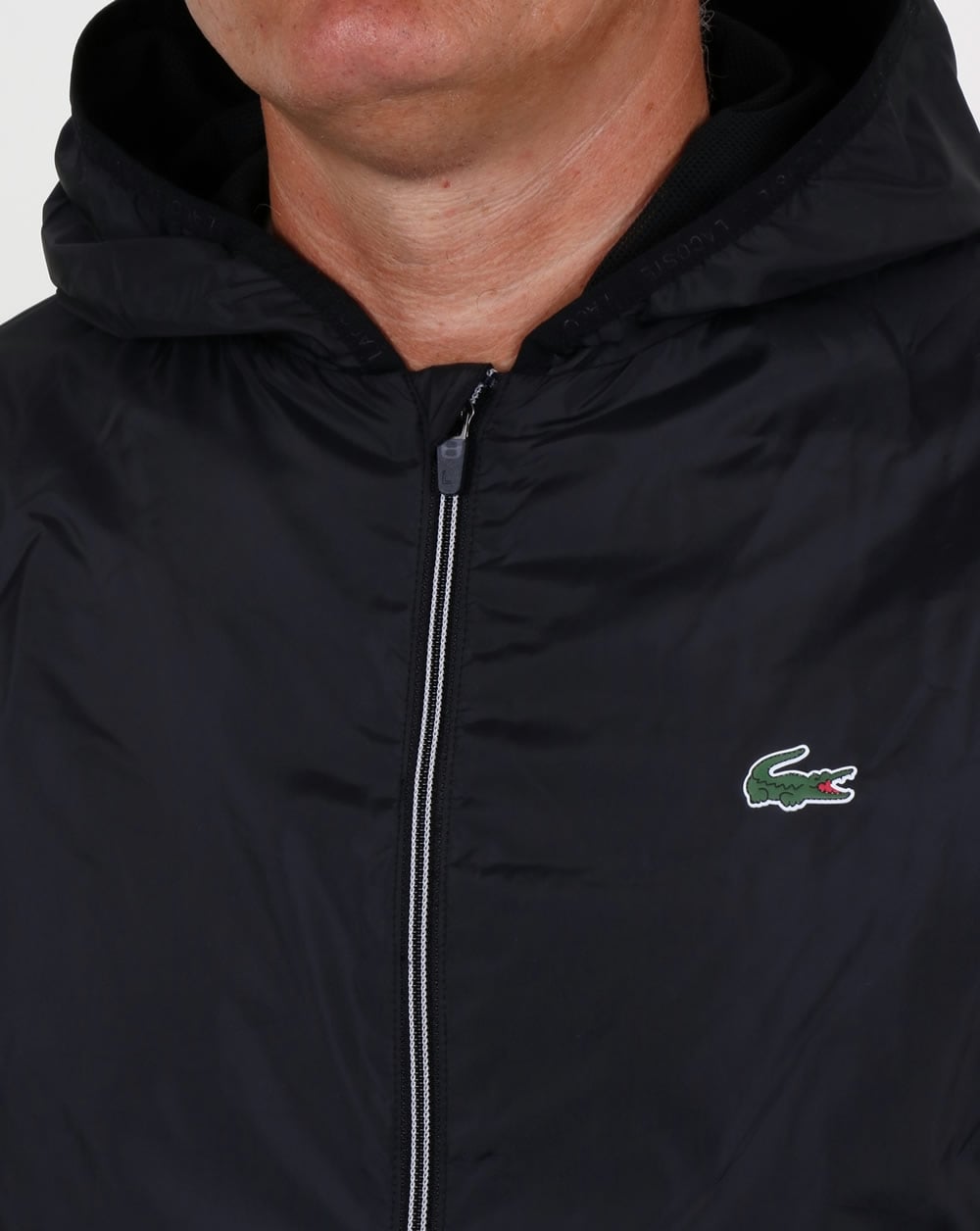 Lacoste Kapuzenjacke Schwarz