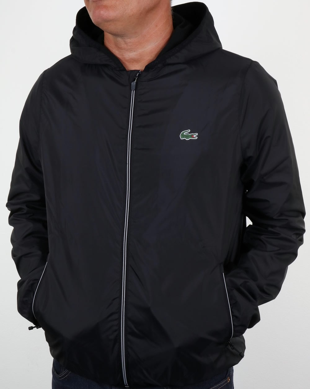 Lacoste Kapuzenjacke Schwarz