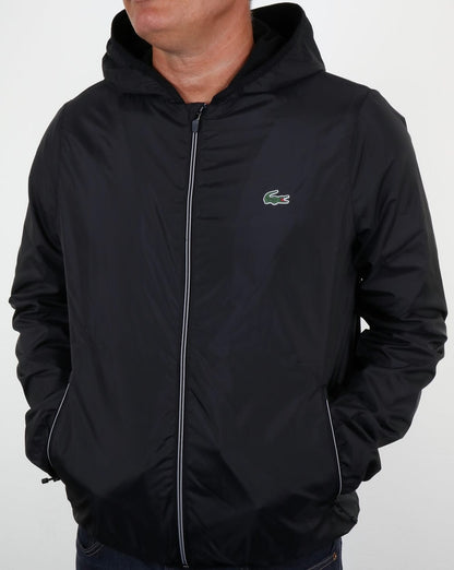 Lacoste Kapuzenjacke Schwarz