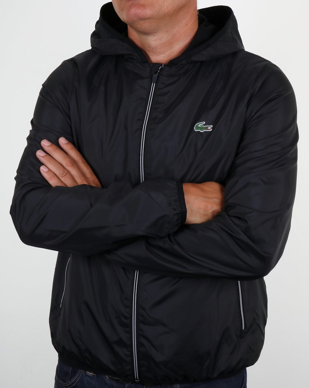Lacoste Kapuzenjacke Schwarz