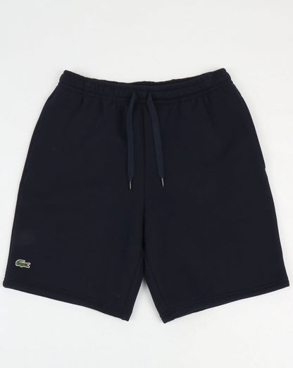 Lacoste – Fleece-Shorts mit Gesäßtasche, Marineblau