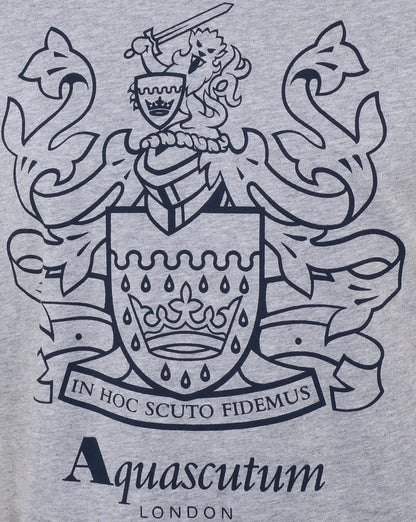 Aquascutum Aldis Wappen T-Shirt Grau