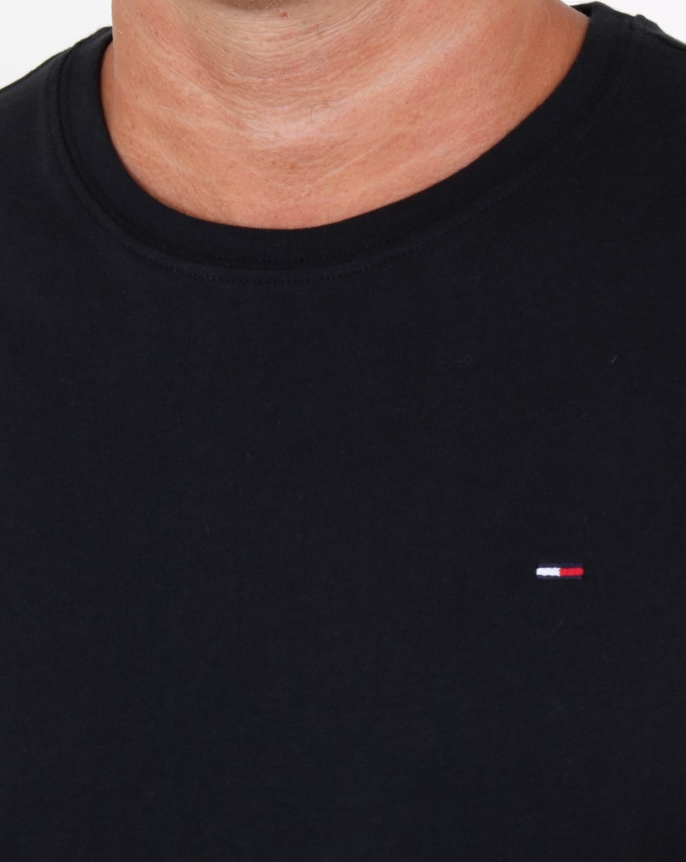 Tommy Jeans T-Shirt mit Rundhalsausschnitt, Schwarz