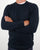 Aquascutum Oliver Crew Neck Sweat Navy