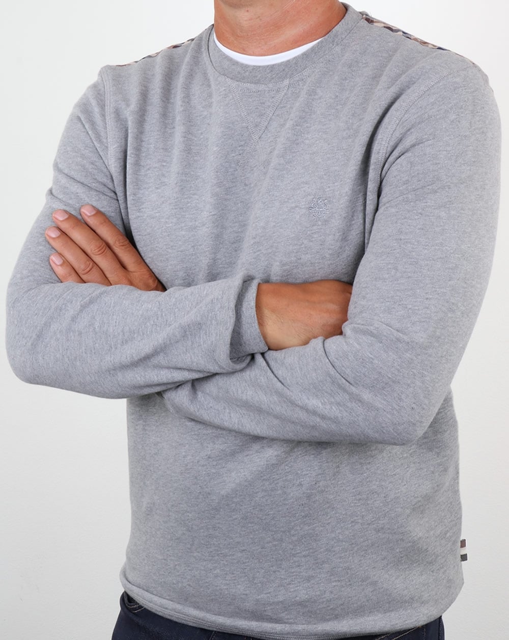 Aquascutum Oliver Rundhals-Sweatshirt Grau