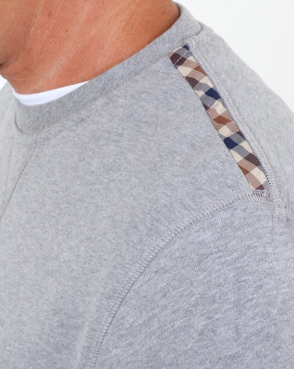 Aquascutum Oliver Rundhals-Sweatshirt Grau