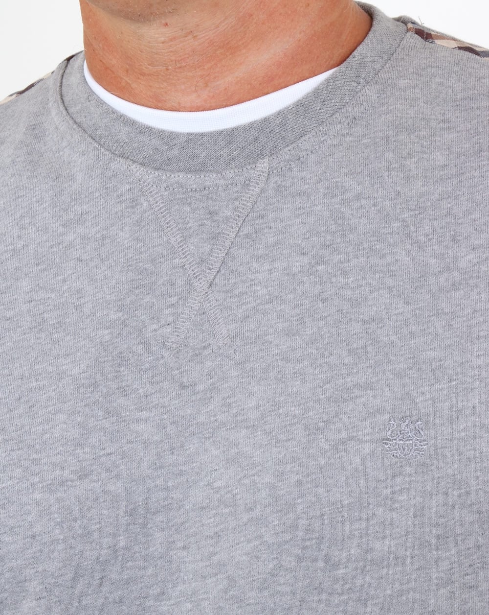 Aquascutum Oliver Rundhals-Sweatshirt Grau