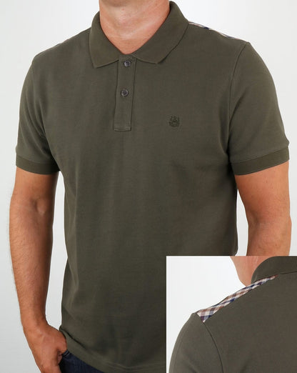 Aquascutum Hill Poloshirt Militärgrün