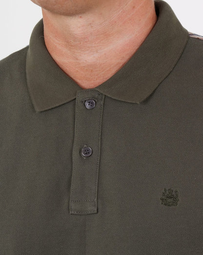 Aquascutum Hill Poloshirt Militärgrün