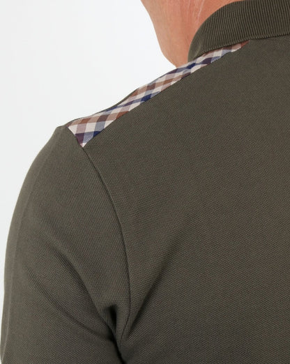 Aquascutum Hill Poloshirt Militärgrün