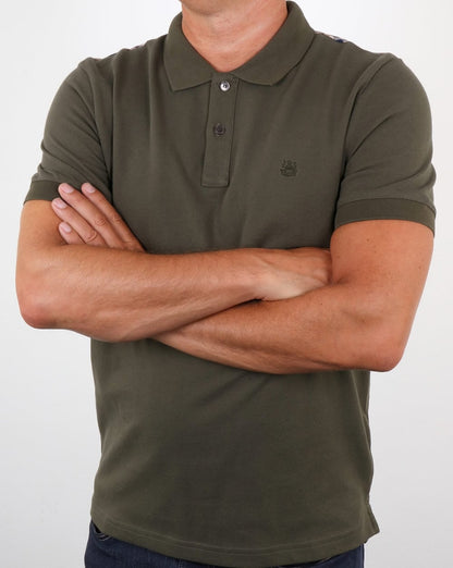 Aquascutum Hill Poloshirt Militärgrün