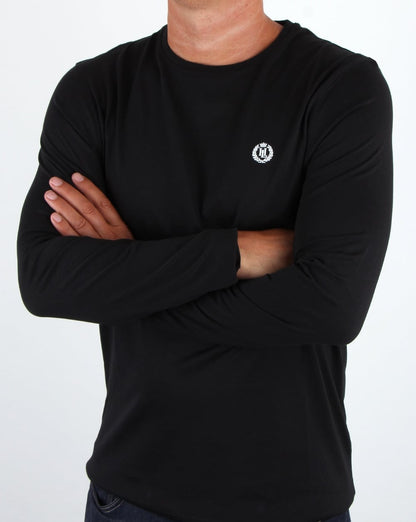 Henri Lloyd Radar Langarm-T-Shirt Schwarz