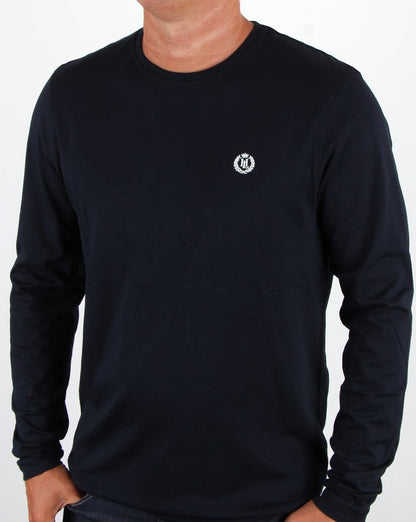 Henri Lloyd Radar Langarm-T-Shirt, Marineblau