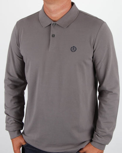 Henri Lloyd Musburry Ls Poloshirt Flint Grey
