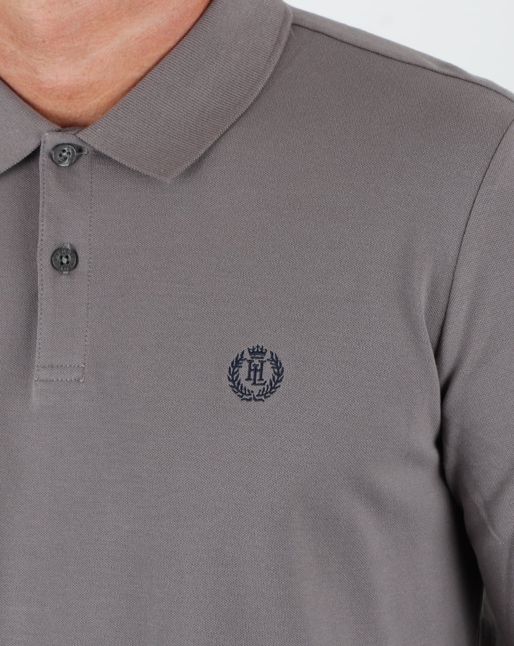 Henri Lloyd Musburry Ls Poloshirt Flint Grey