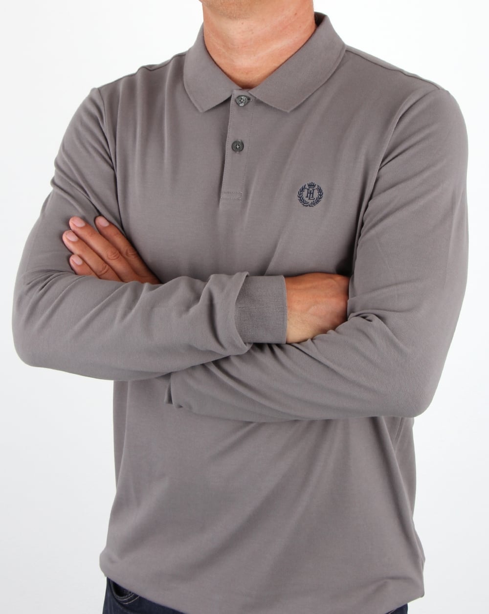 Henri Lloyd Musburry Ls Poloshirt Flint Grey