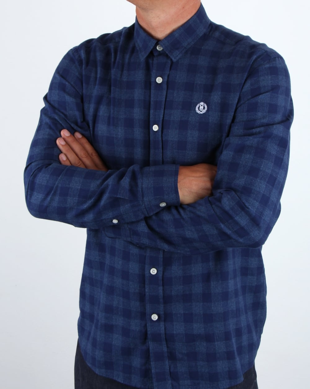 Henri Lloyd Ramore Check Shirt Eclipse Blues