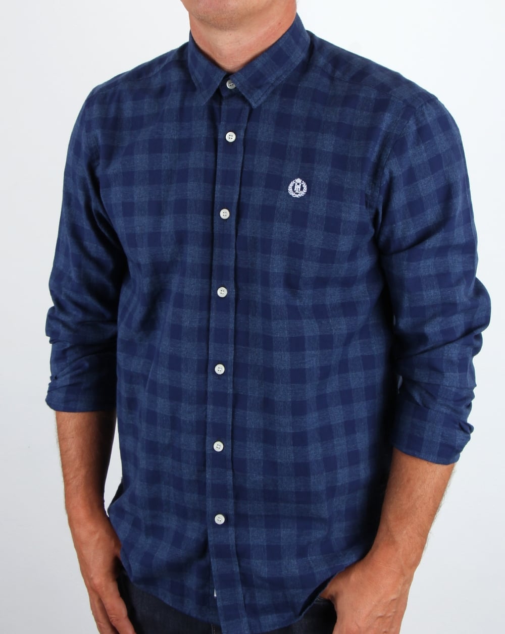 Henri Lloyd Ramore Check Shirt Eclipse Blues