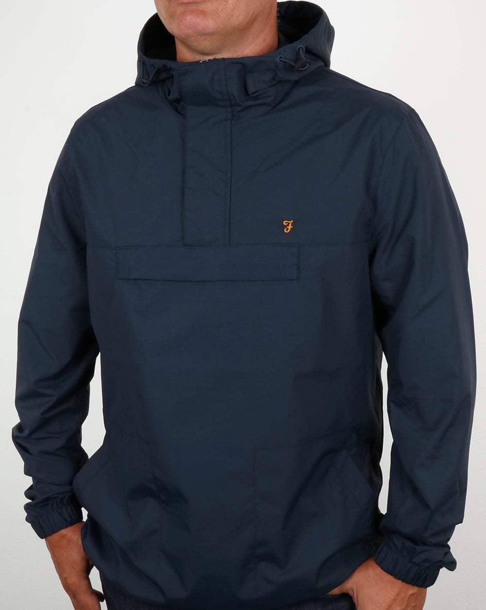 Farah – Clydesdale – Überziehjacke in Marineblau