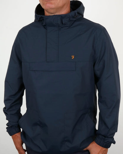 Farah – Clydesdale – Überziehjacke in Marineblau
