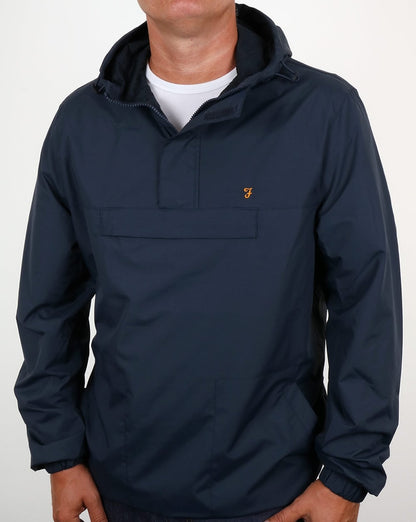 Farah – Clydesdale – Überziehjacke in Marineblau