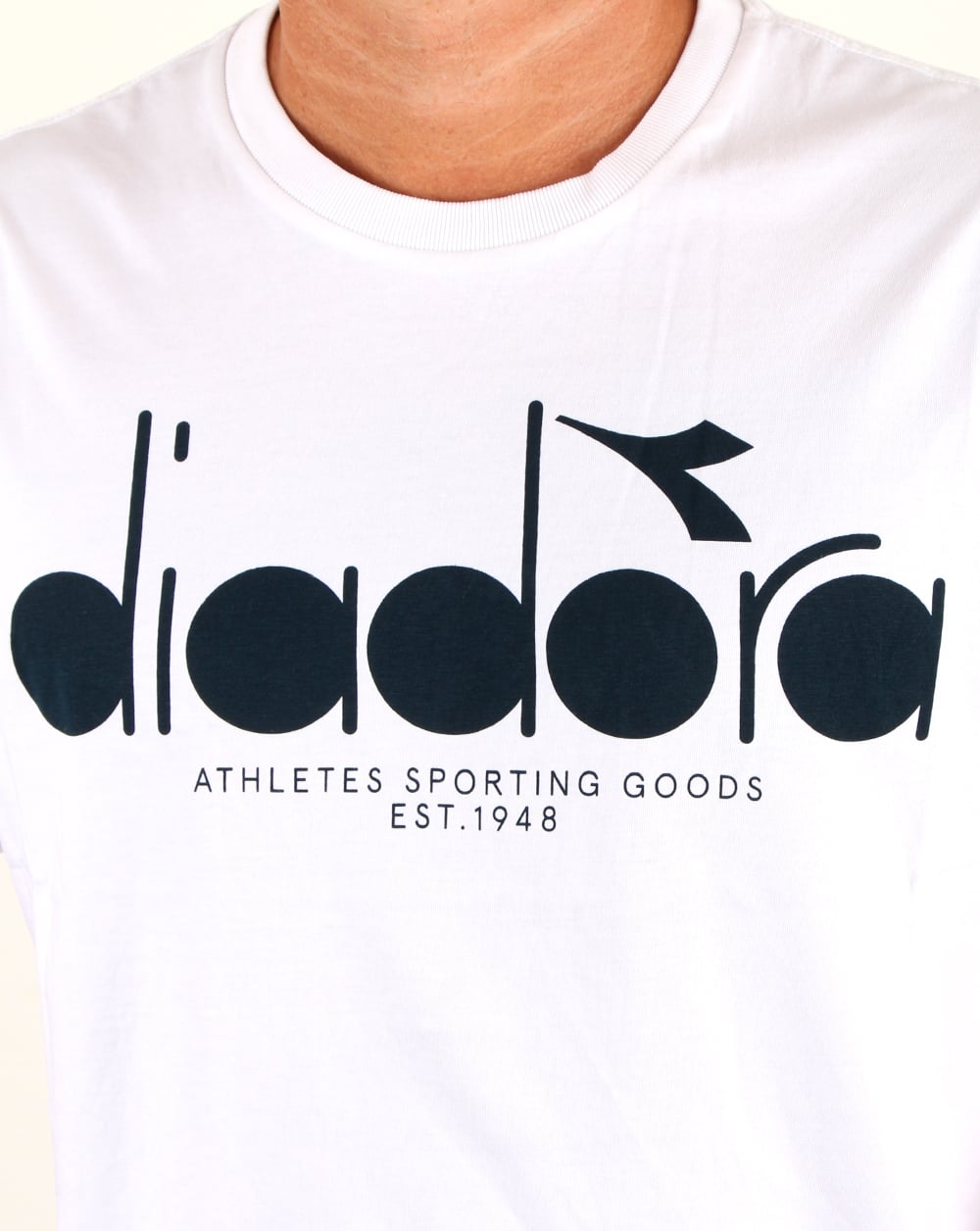 Diadora Logo T-Shirt Weiß