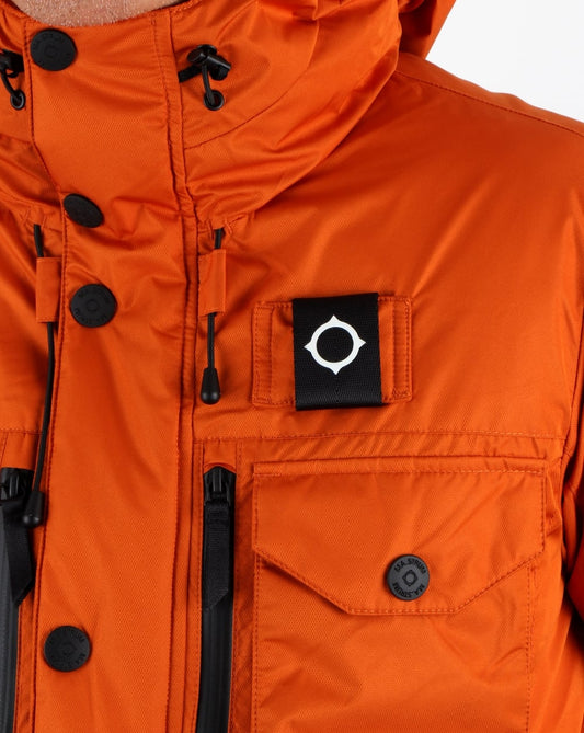 Ma.Strum Ma.strum Greyback Daunenparka mit Flammenmuster