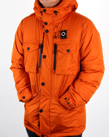 Ma.strum Greyback Daunenparka mit Flammenmuster