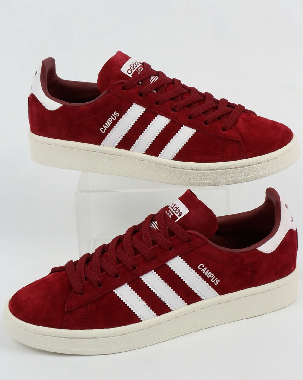 Adidas Campus Sneaker Burgund/Weiß
