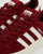 Adidas Campus Trainers Burgundy/White