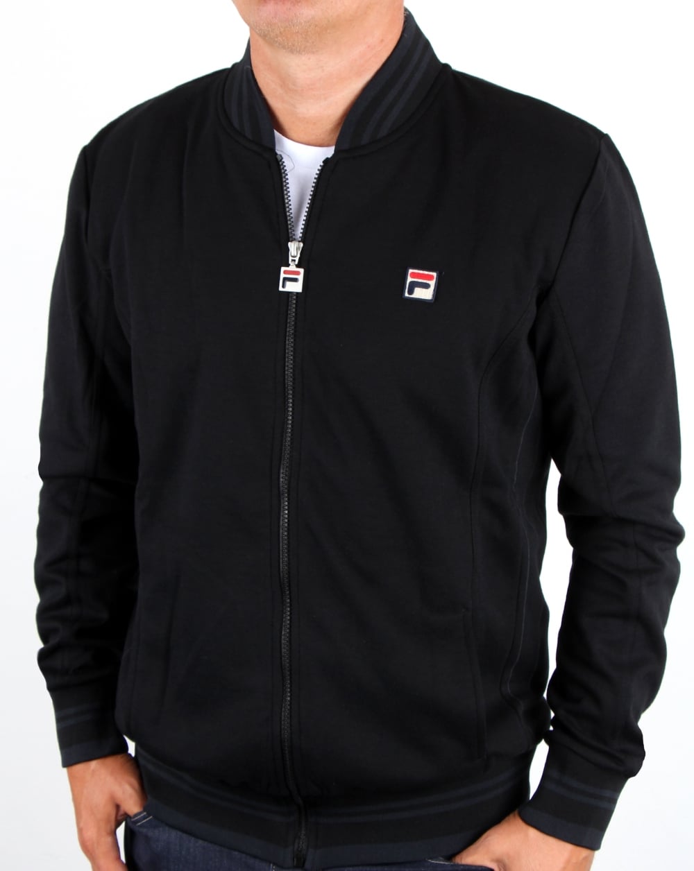 Fila Vintage Mk1 Settanta Trainingsjacke Schwarz