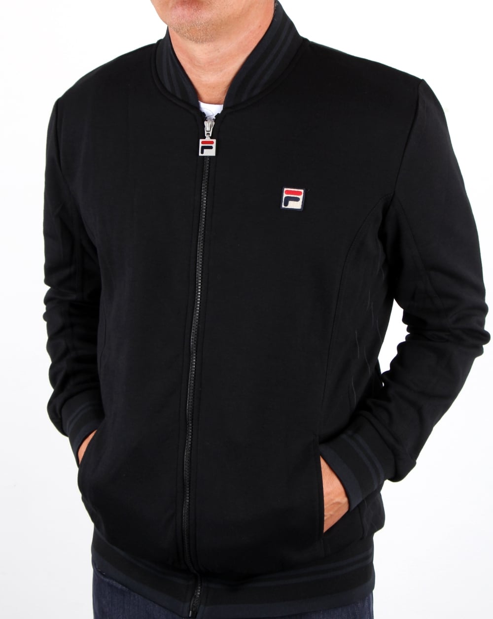Fila Vintage Mk1 Settanta Trainingsjacke Schwarz