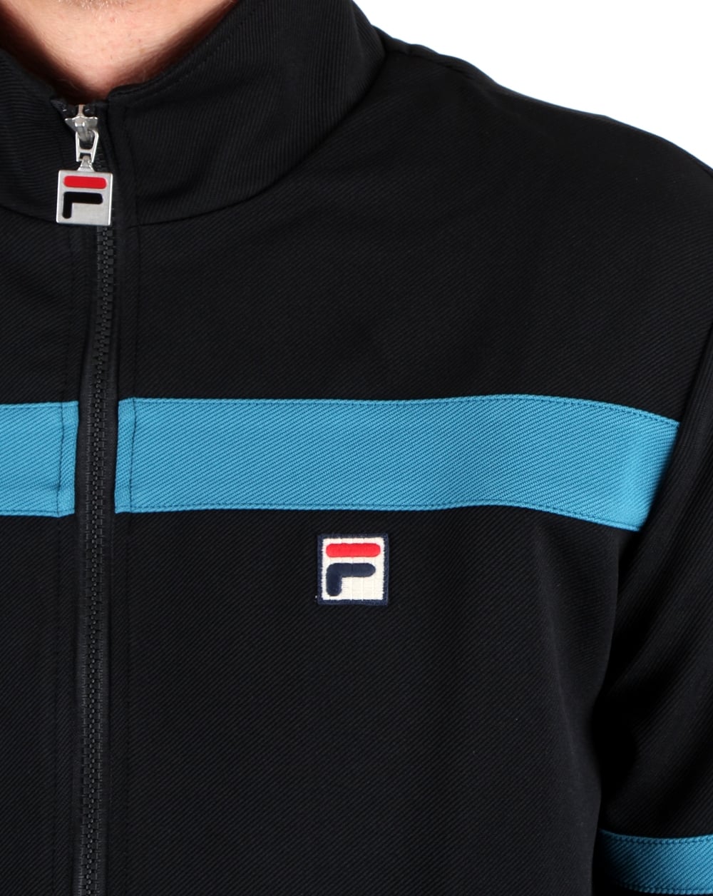 Fila Vintage Courto Trainingsjacke Schwarz/Blau