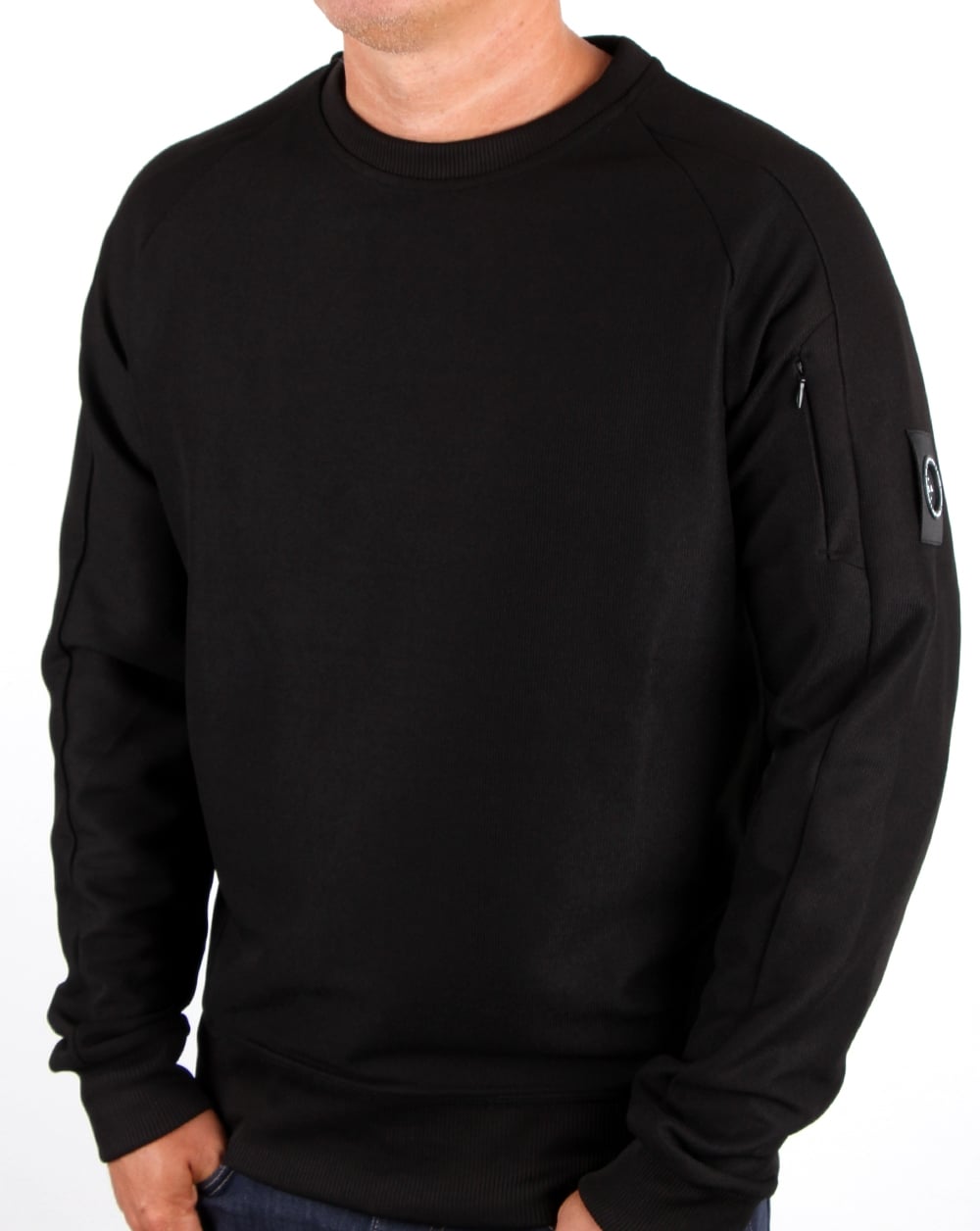 Marshall Artist Furtiva Rundhals-Sweatshirt Schwarz