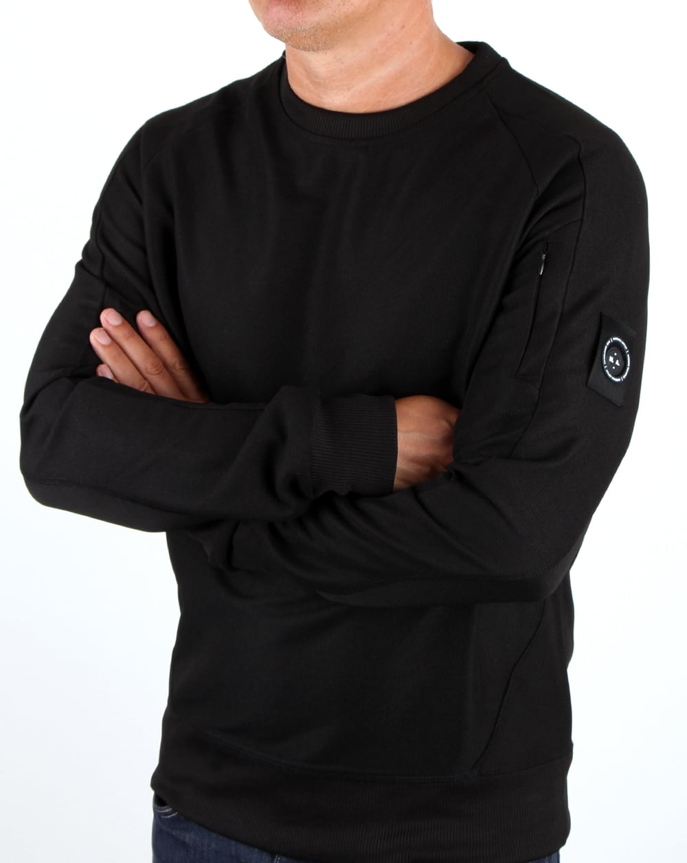 Marshall Artist Furtiva Rundhals-Sweatshirt Schwarz
