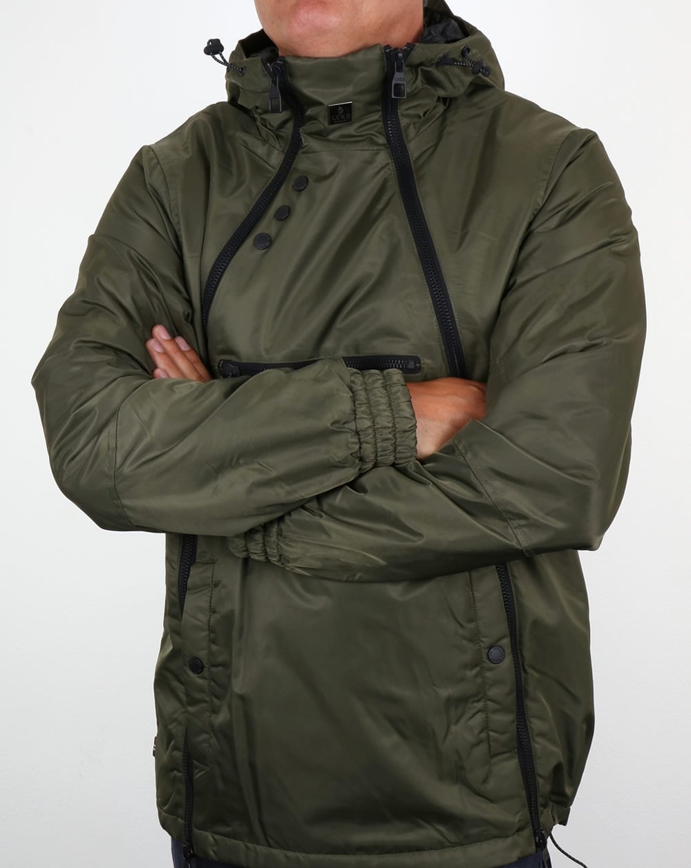 Luke Turvey Technische Jacke Khaki